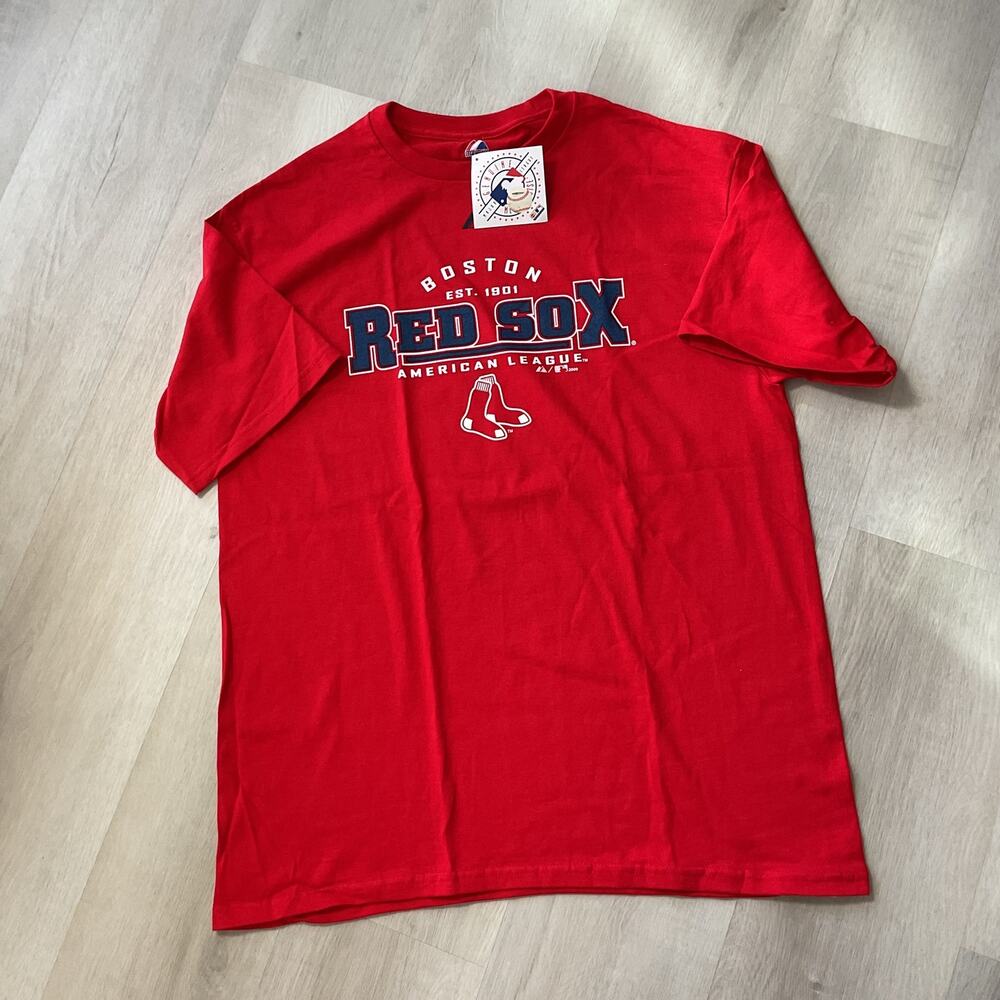 Boston Red Sox Majestic Graphic Tee Unisex Large NWT